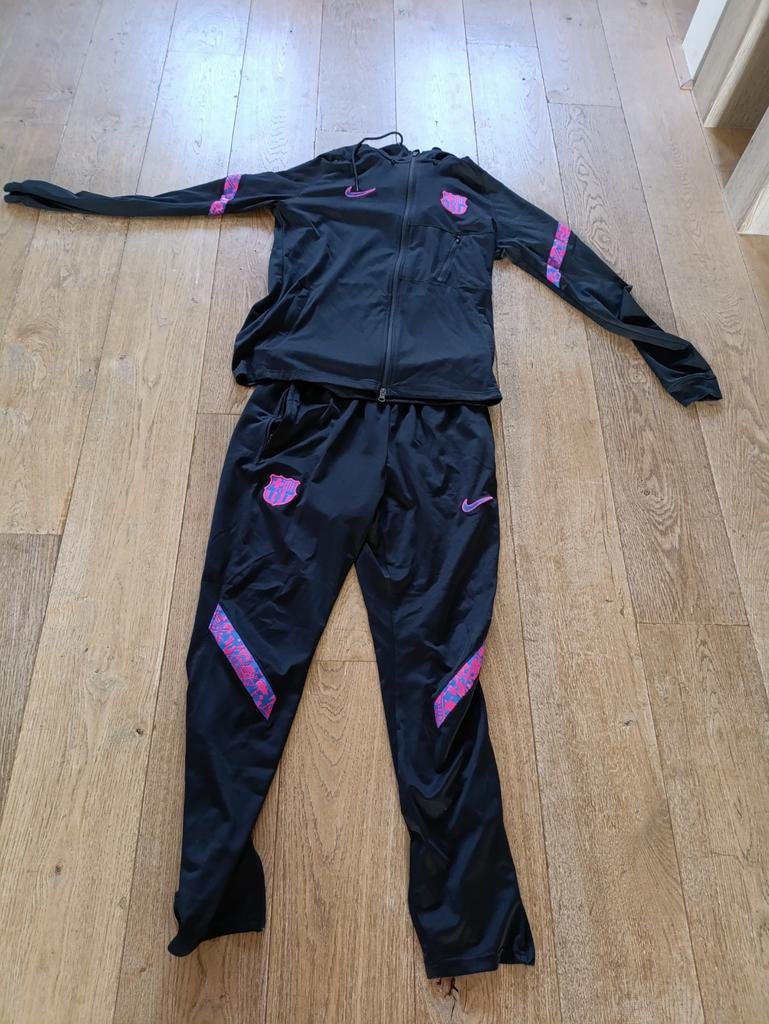 Barcelona trainingspak maat m, Maat 48/50 (M), Zwart, Nike, Ophalen of Verzenden