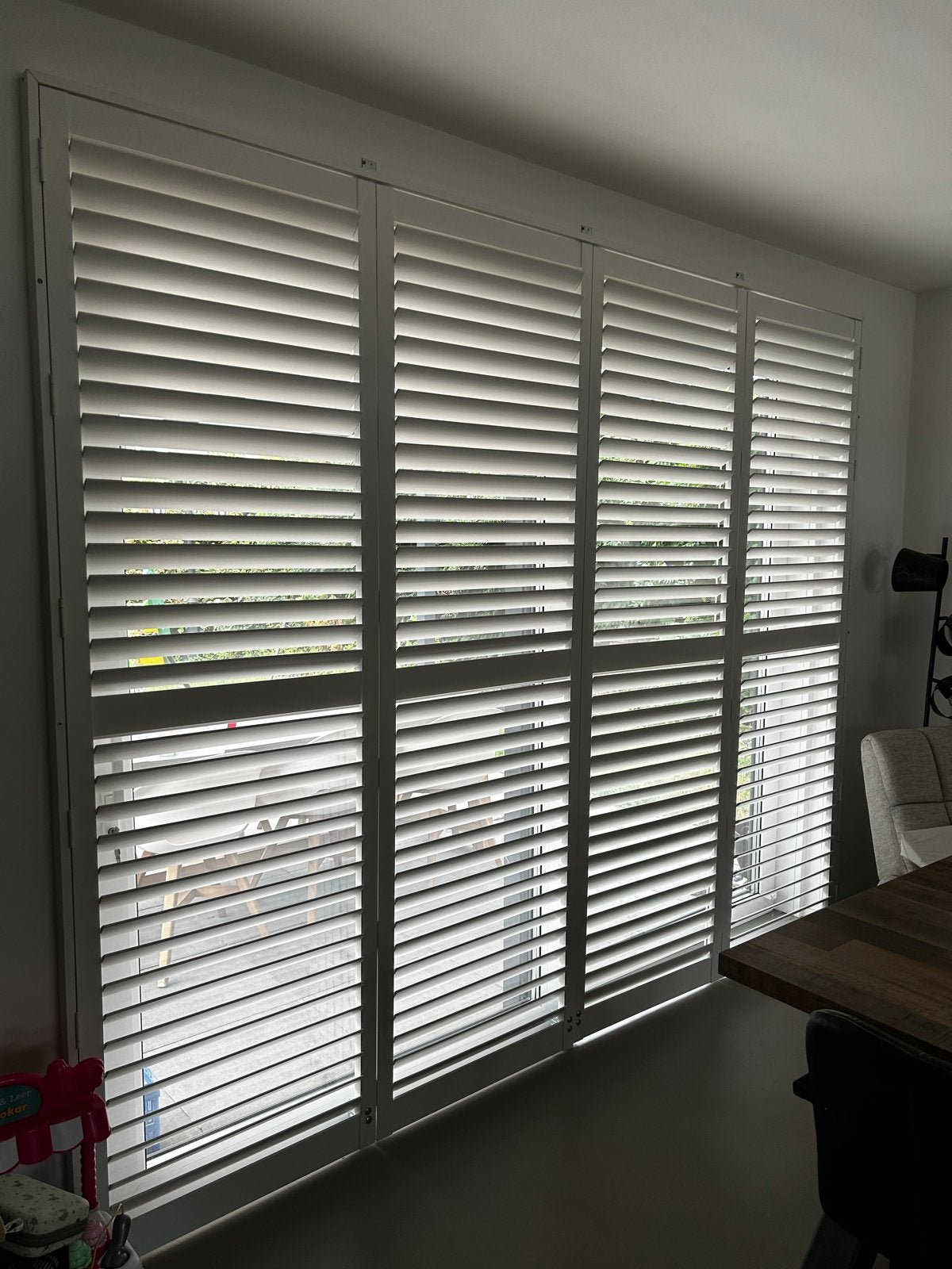 Witte shutters - 4 panelen, Ophalen, Gebruikt, Overige merken, Wit