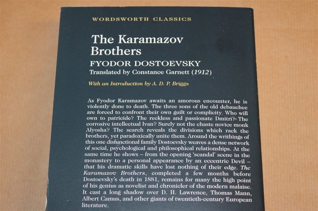The Karamazov Brothers — Dostojevski, Wordsworth Classics, Ophalen of Verzenden, Zo goed als nieuw
