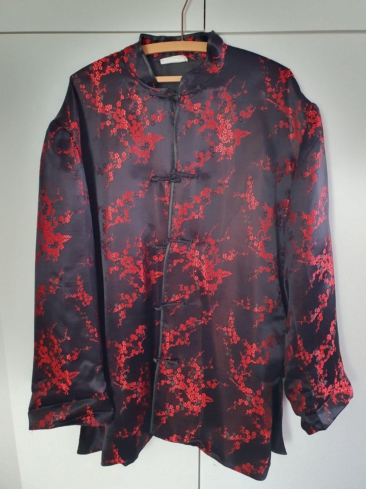 Chinees jasje, Zwart, Maat 46/48 (XL) of groter, Ophalen of Verzenden, Zo goed als nieuw