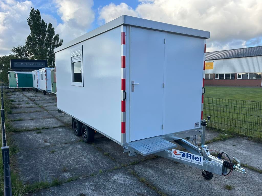 Schaftwagen 5 meter met berging tandemas NIEUW, Ophalen