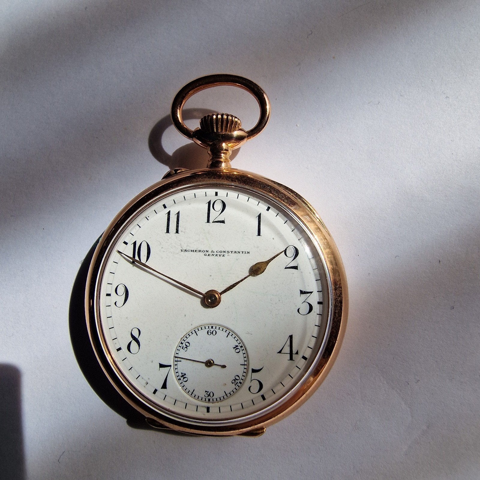 VACHERON CONSTANTIN VAN GOUD, Sieraden, Tassen en Uiterlijk, Horloges | Antiek, Overige merken, Zakhorloge, 1900 tot 1930, Ophalen of Verzenden