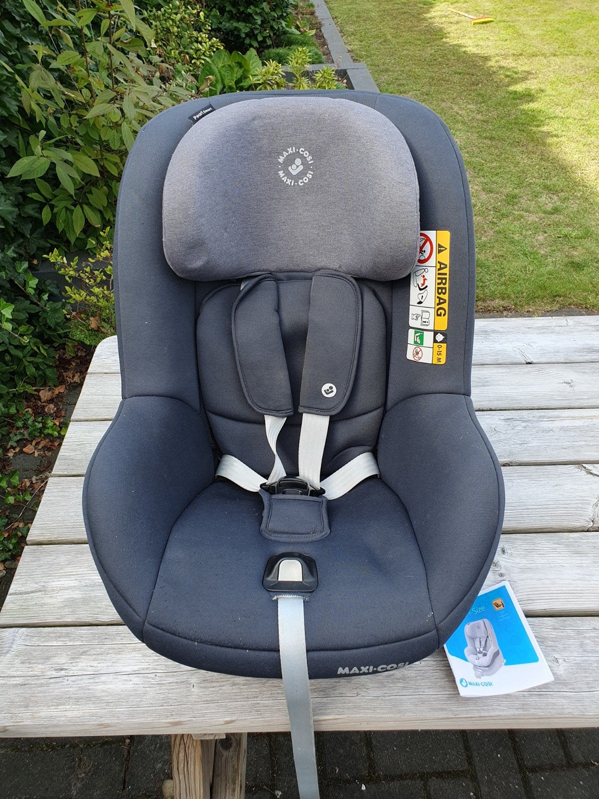 Maxi-Cosi Pearl Smart i-Size autostoel, Ophalen, Gebruikt, Verstelbare rugleuning, 9 t/m 18 kg