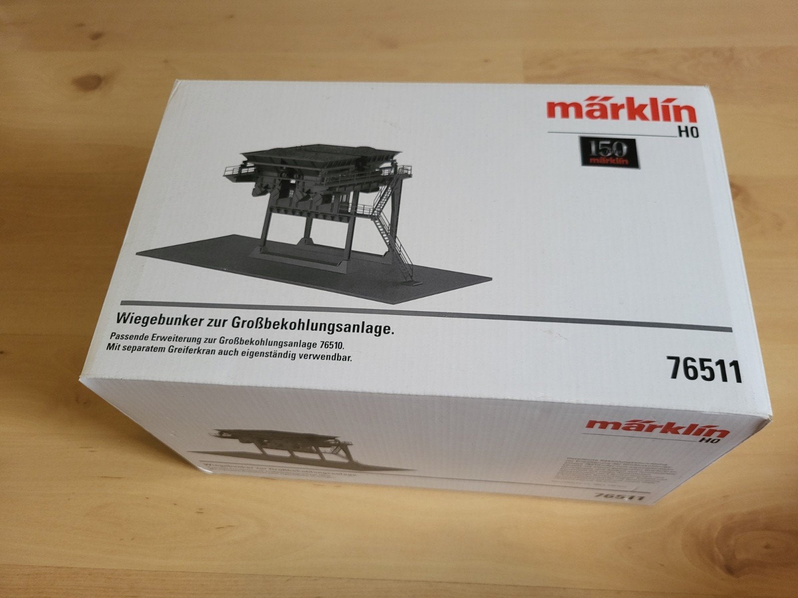 Märklin kolen weegbunker 76511 in OVP, Hobby en Vrije tijd, Wisselstroom, Brug, Tunnel of Gebouw, Ophalen of Verzenden, Zo goed als nieuw