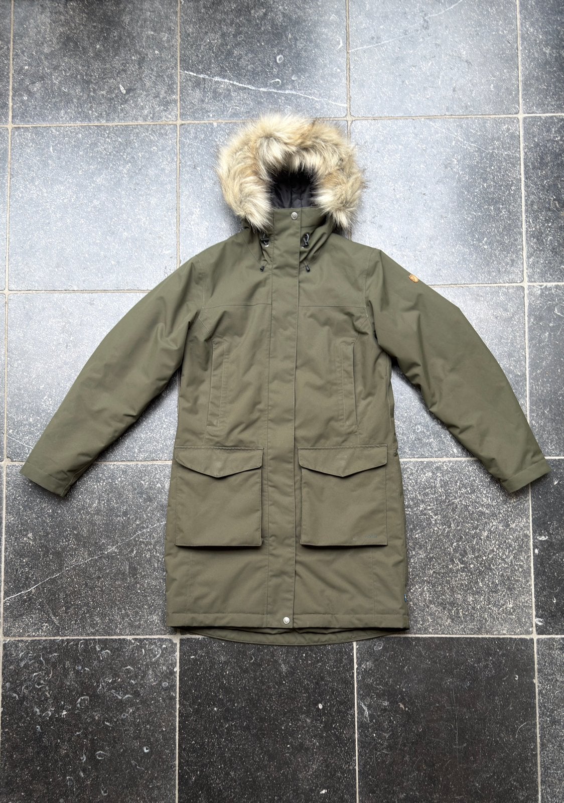 Fjällräven Nuuk Lite Parka W – donkergroen – maat S/XS, Kleding | Dames, Ophalen of Verzenden, Nieuw, Maat 36 (S), Groen