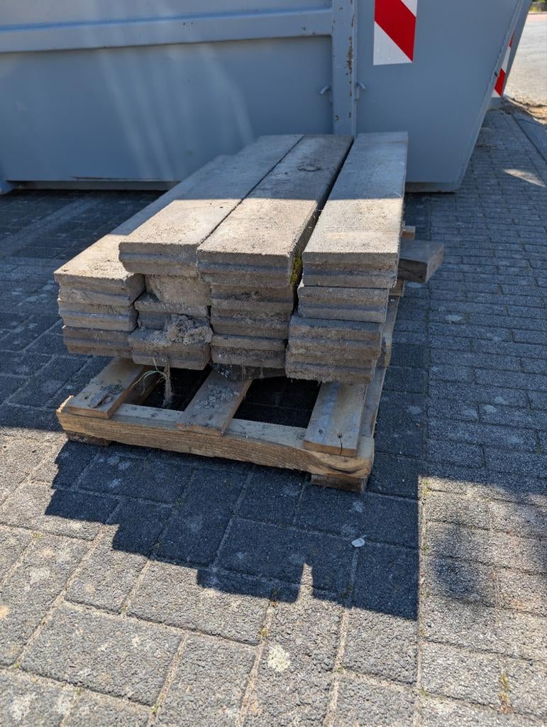 Gebruikte opsluitbanden 6x15, Ophalen, Gebruikt, Overige typen