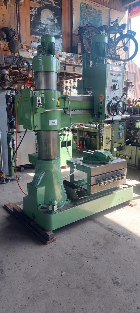 Bergonzi radiaal boormachine, Ophalen, Boormachine