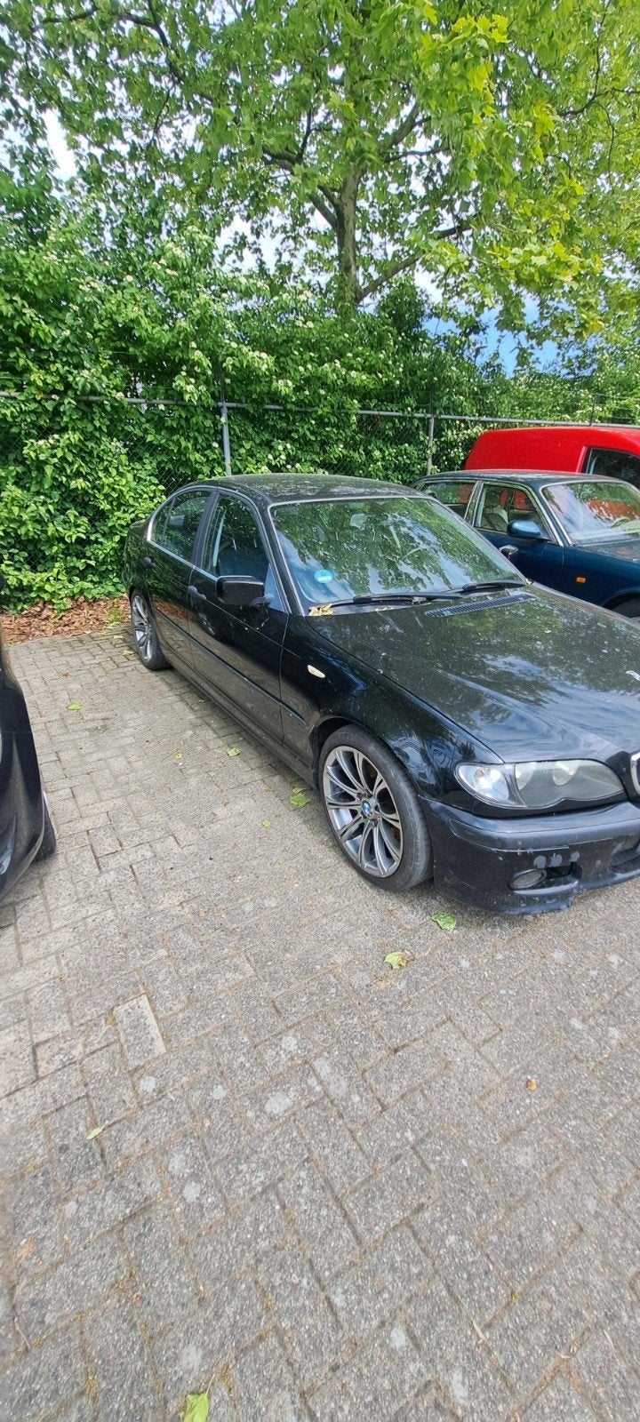 BMW 3-Serie 2.0 D 320 2002 Zwart EXPORT, Auto's, BMW, 1995 cc, Zwart, 4 cilinders, Zwart