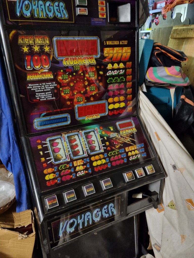 Voyager fruitautomaat - Klassieke speelautomaat, Overige munten, Ophalen, Gebruikt, Met sleutels