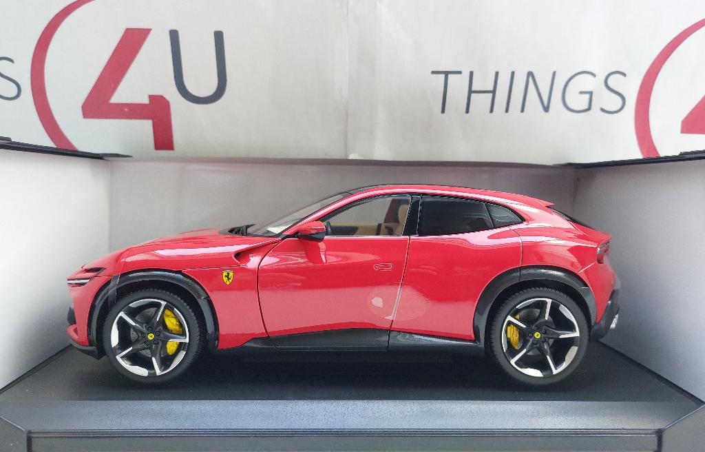 Polistil 1:18 Ferrari Purosangue rosso corsa nieuw, Hobby en Vrije tijd, Modelauto's | 1:18, Ophalen of Verzenden, Nieuw, Auto