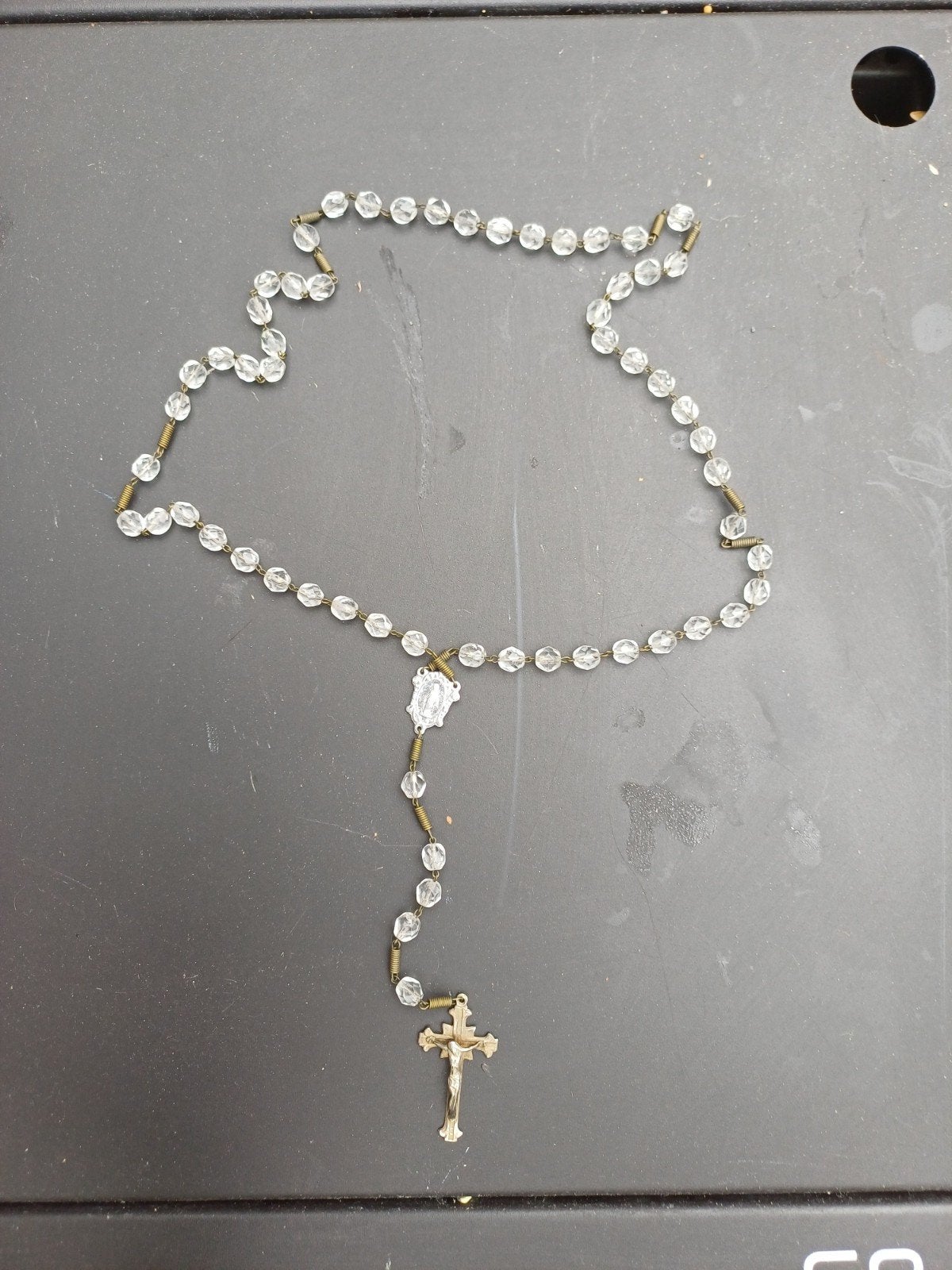 Rozenkrans met Jezus en Maria - Kralen ketting, Ophalen of Verzenden