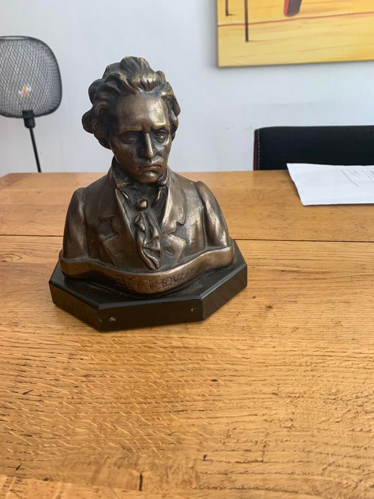 Bronze beeld van beethoven, Ophalen of Verzenden