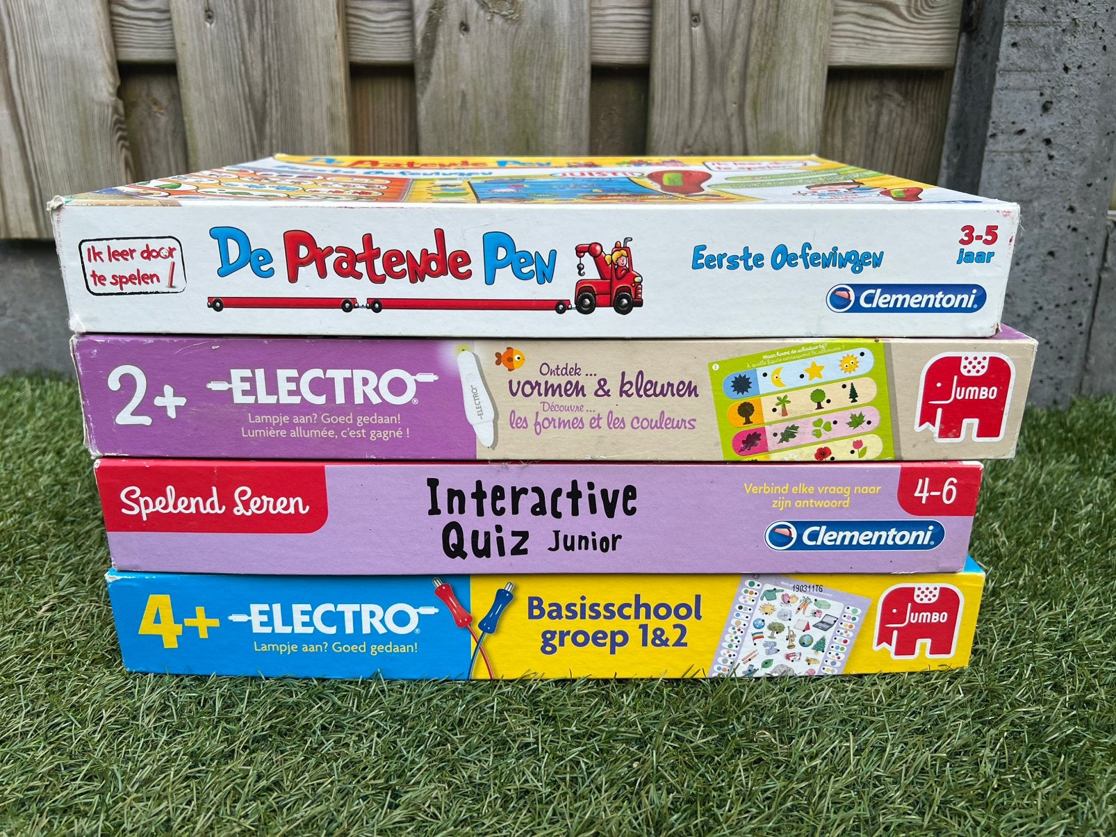 Electro spellen 4 stuks, Ophalen, Zo goed als nieuw