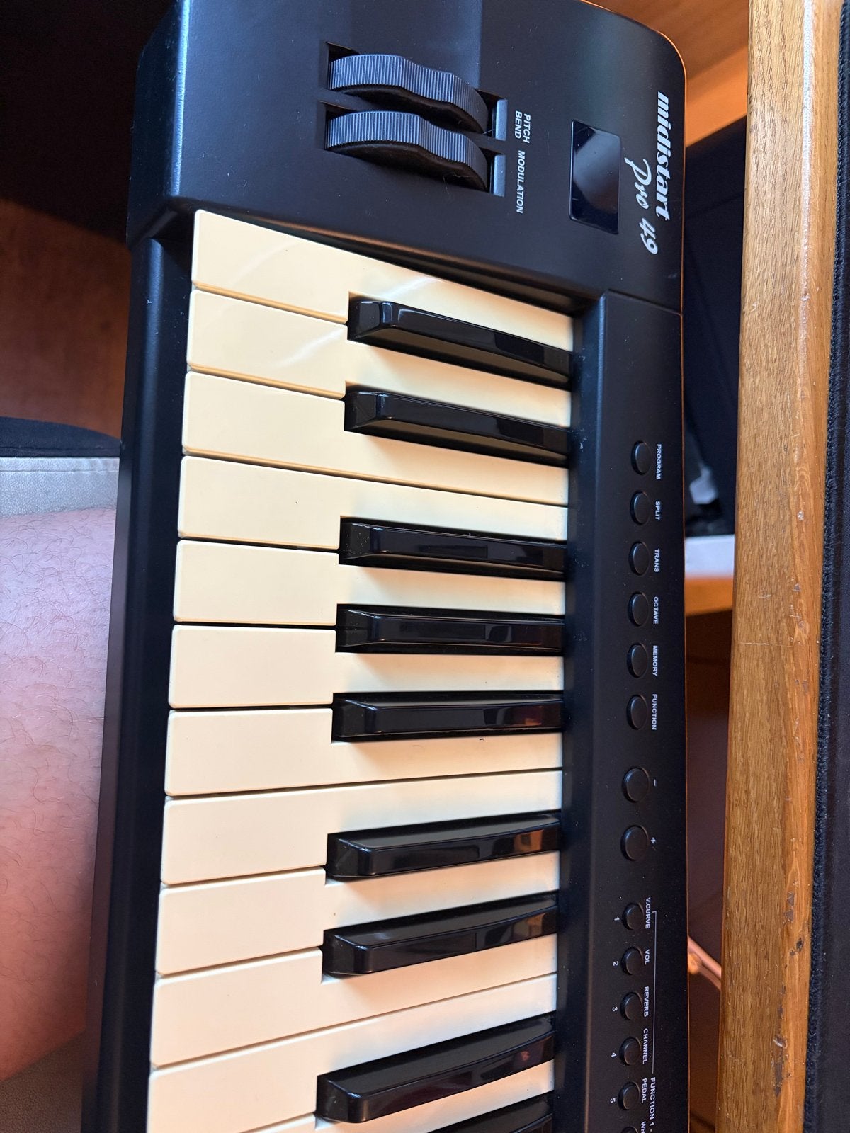 Miditech Midistart Pro 49 MIDI-keyboard, Gebruikt, Midi-aansluiting, Ophalen of Verzenden, 49 toetsen