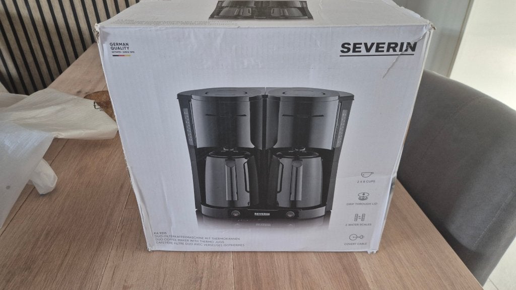 severin duo koffiezetapparaat - zgan, 10 kopjes of meer, Koffiemachine, Gemalen koffie, Ophalen of Verzenden