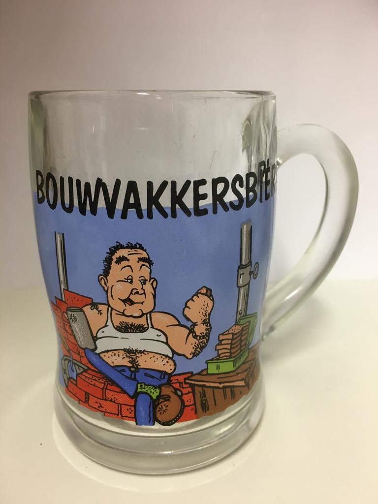 Bierpul Bouwvakkers Nieuw bier pul, Ophalen of Verzenden, Zo goed als nieuw, Pul(len), Overige merken