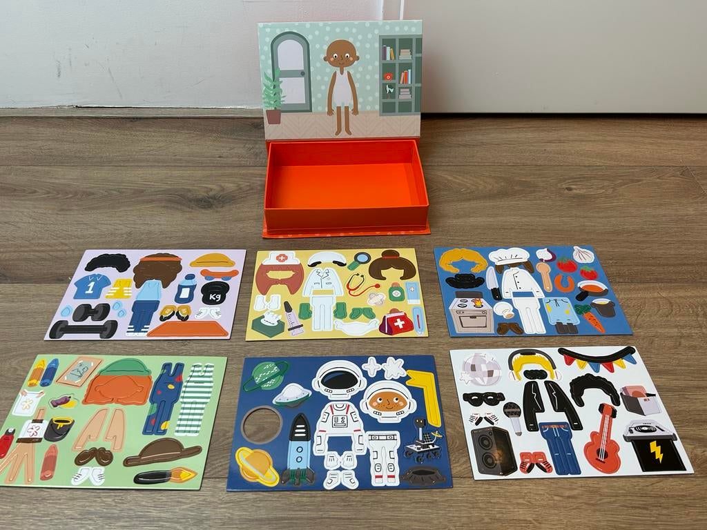 Magnetisch aankleedspel, Ophalen, Nieuw, Knutselen