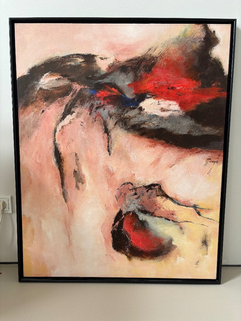 Abstract schilderij, Antiek en Kunst, Kunst | Schilderijen | Abstract, Ophalen