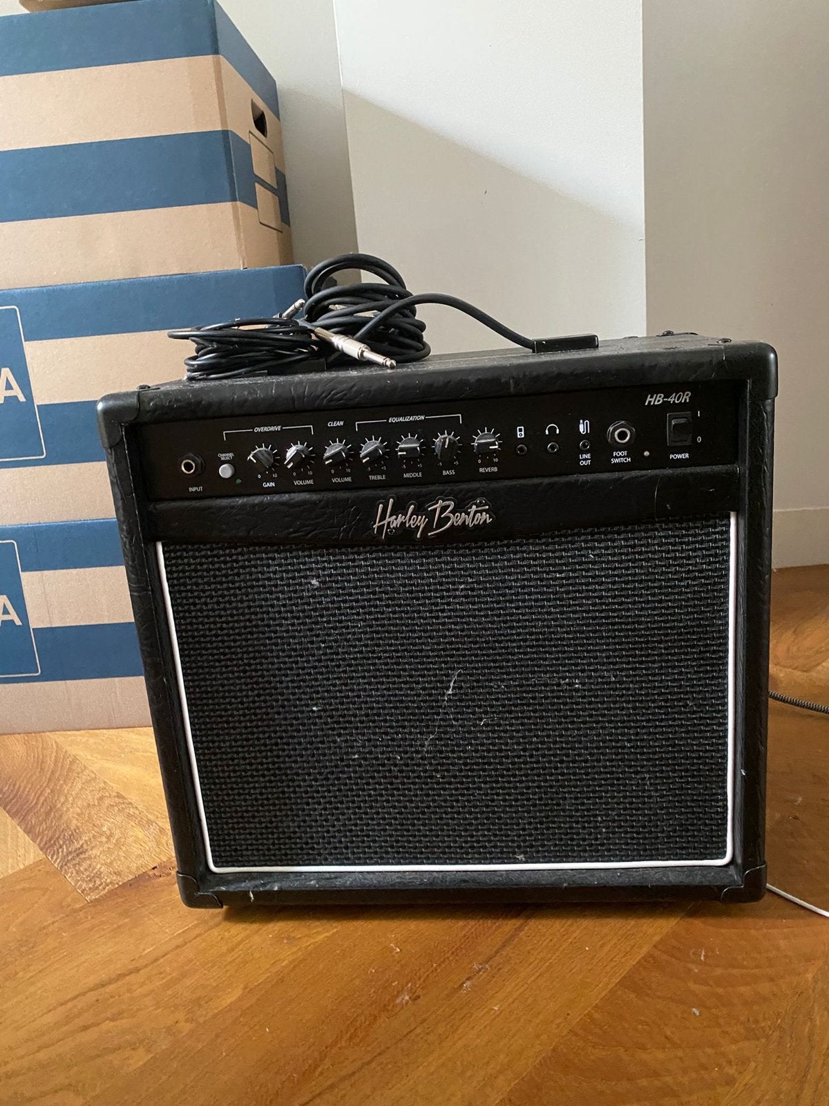 Harley Benton HB-40R Gitaarversterker, Ophalen of Verzenden, Zo goed als nieuw, Gitaar, Minder dan 50 watt