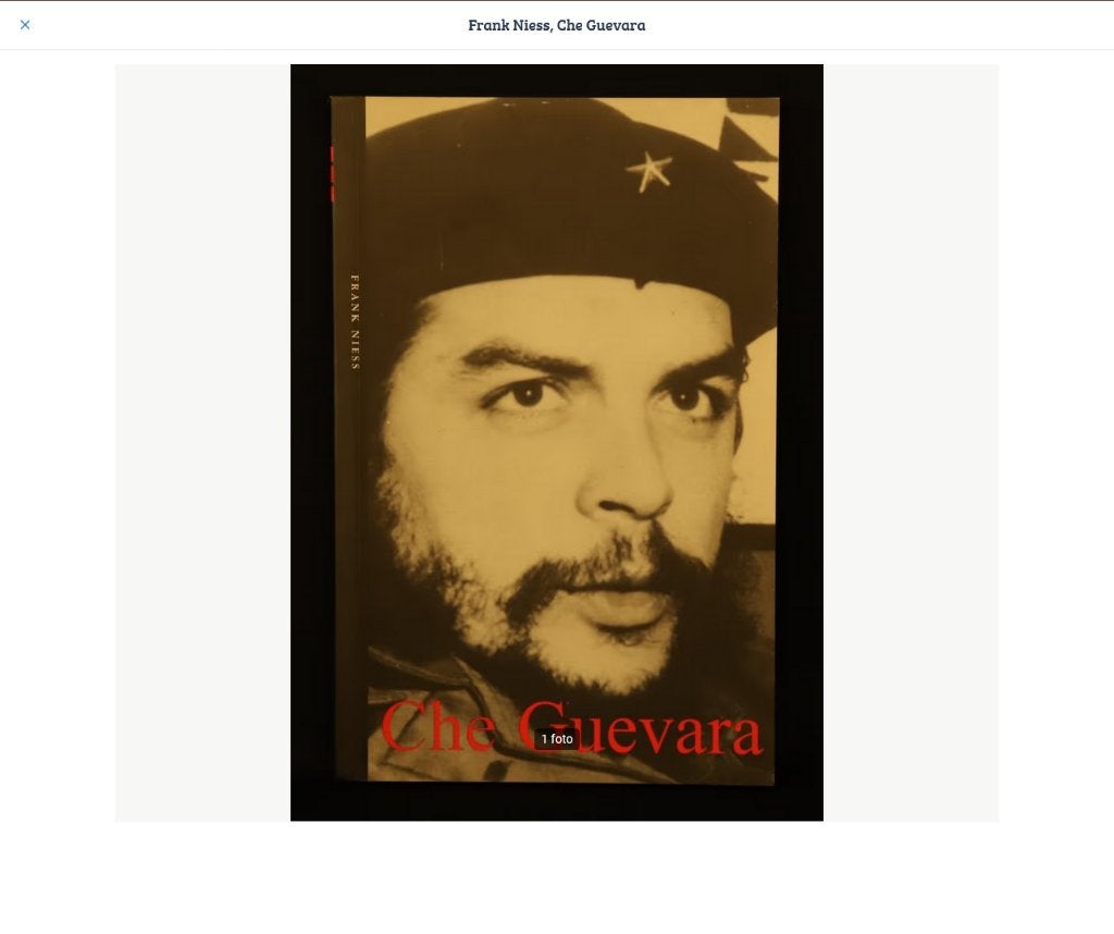 Frank Niess Che Guevara, Boeken, Biografieën, Gelezen, Ophalen of Verzenden