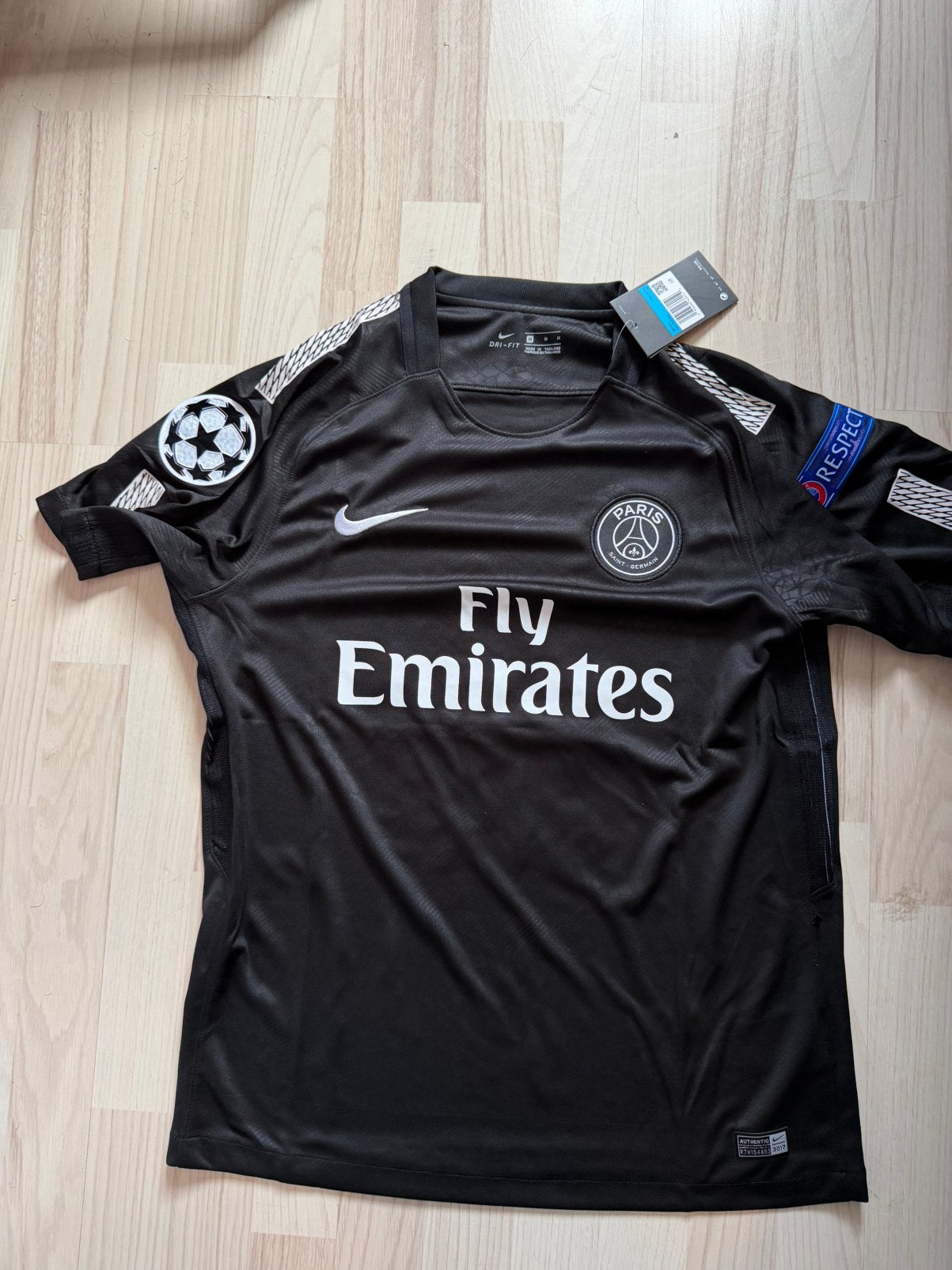Neymar Jr Paris Saint Germain (PSG) 2017/2018 retro, Ophalen of Verzenden, Zo goed als nieuw, Voetbal