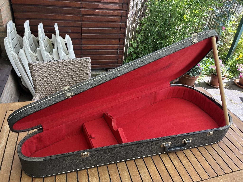 Gitaar koffer grijs, Ophalen, Gebruikt, Akoestische gitaar
