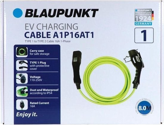 Blaupunkt Oplaadkabel Electrische Auto Type1>2  A1P16AT1, Ophalen, Nieuw