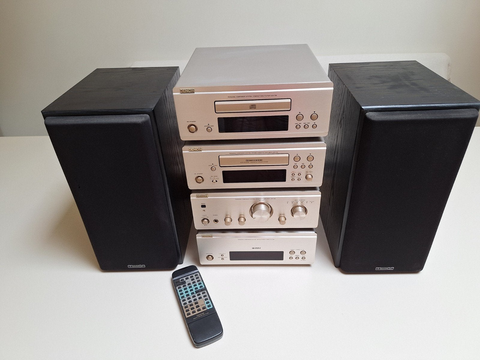 Denon Personal Component System met Mission Speakers, Ophalen, Gebruikt, Denon, Losse componenten