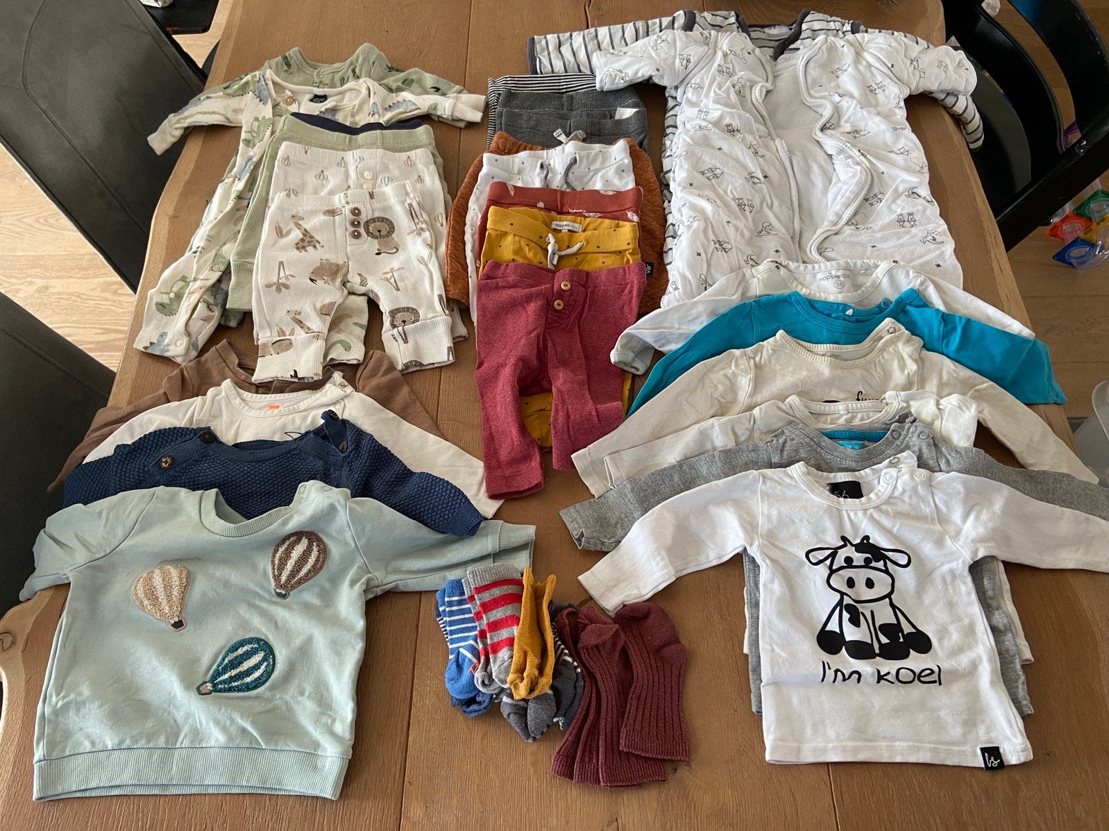 Jongens babykleding maat 50/56, Ophalen, Zo goed als nieuw, Maat 50