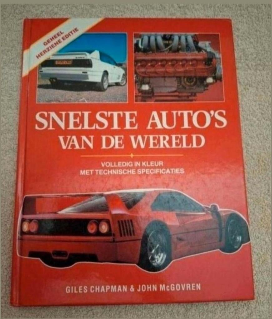 Snelste Auto's van de Wereld - Boek, Boeken, Auto's | Boeken, Zo goed als nieuw, Ferrari, Ophalen of Verzenden