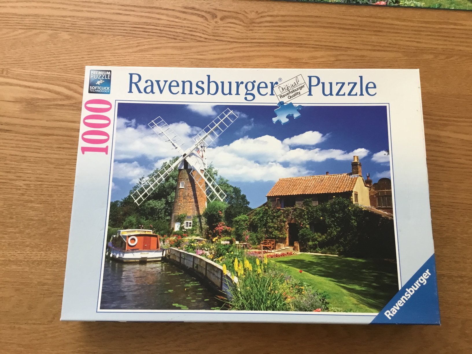 Ravensburger puzzel - molen - 1000 stukjes, Ophalen, 500 t/m 1500 stukjes, Zo goed als nieuw