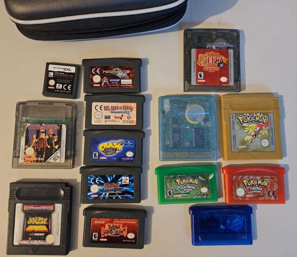Game Boy Colour / GBA Collectie inclusief Pokémon games, Spelcomputers en Games, Games | Nintendo Game Boy, Avontuur en Actie