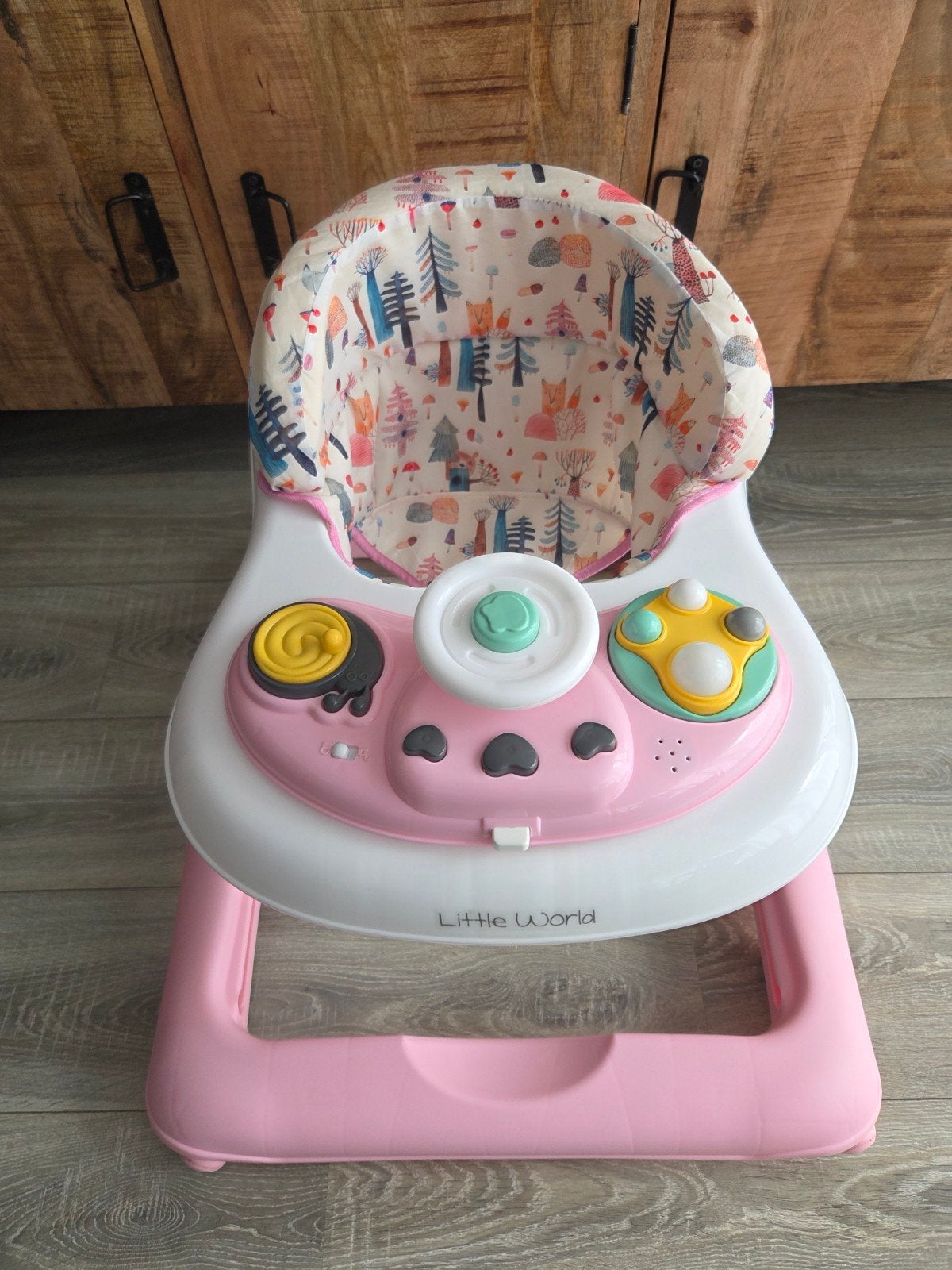 Little World Babywalker Roze met Speelpaneel, Ophalen, Zo goed als nieuw