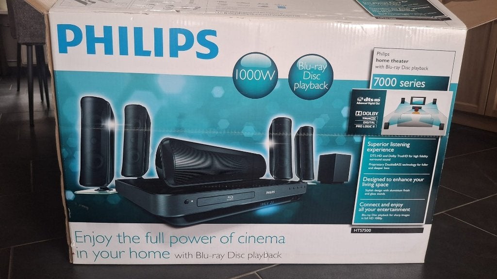 home sinema set, Soundbar, 70 watt of meer, Zo goed als nieuw, Overige spelers
