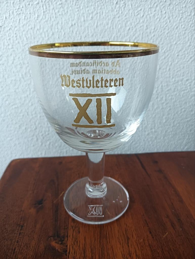 Glas Westvleteren 12, Verzamelen, Biermerken, Ophalen of Verzenden, Zo goed als nieuw, Glas of Glazen, Overige merken