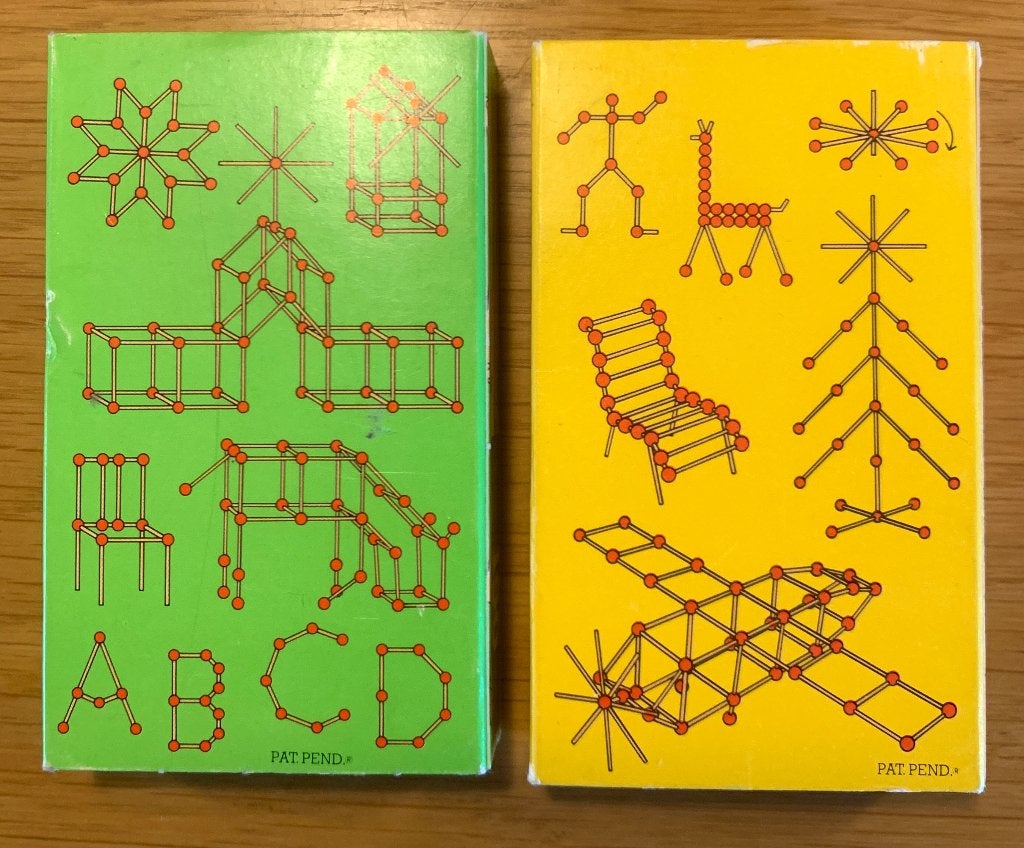 Vintage Play Sticks Constructiespeelgoed uit Zweden, Ophalen of Verzenden, Zo goed als nieuw