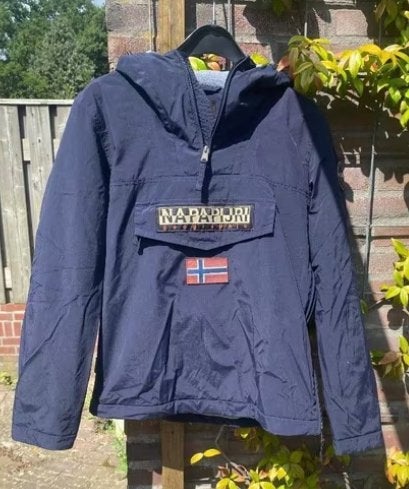 jas napapijri, Blauw, Ophalen of Verzenden, Napapijri, Gedragen
