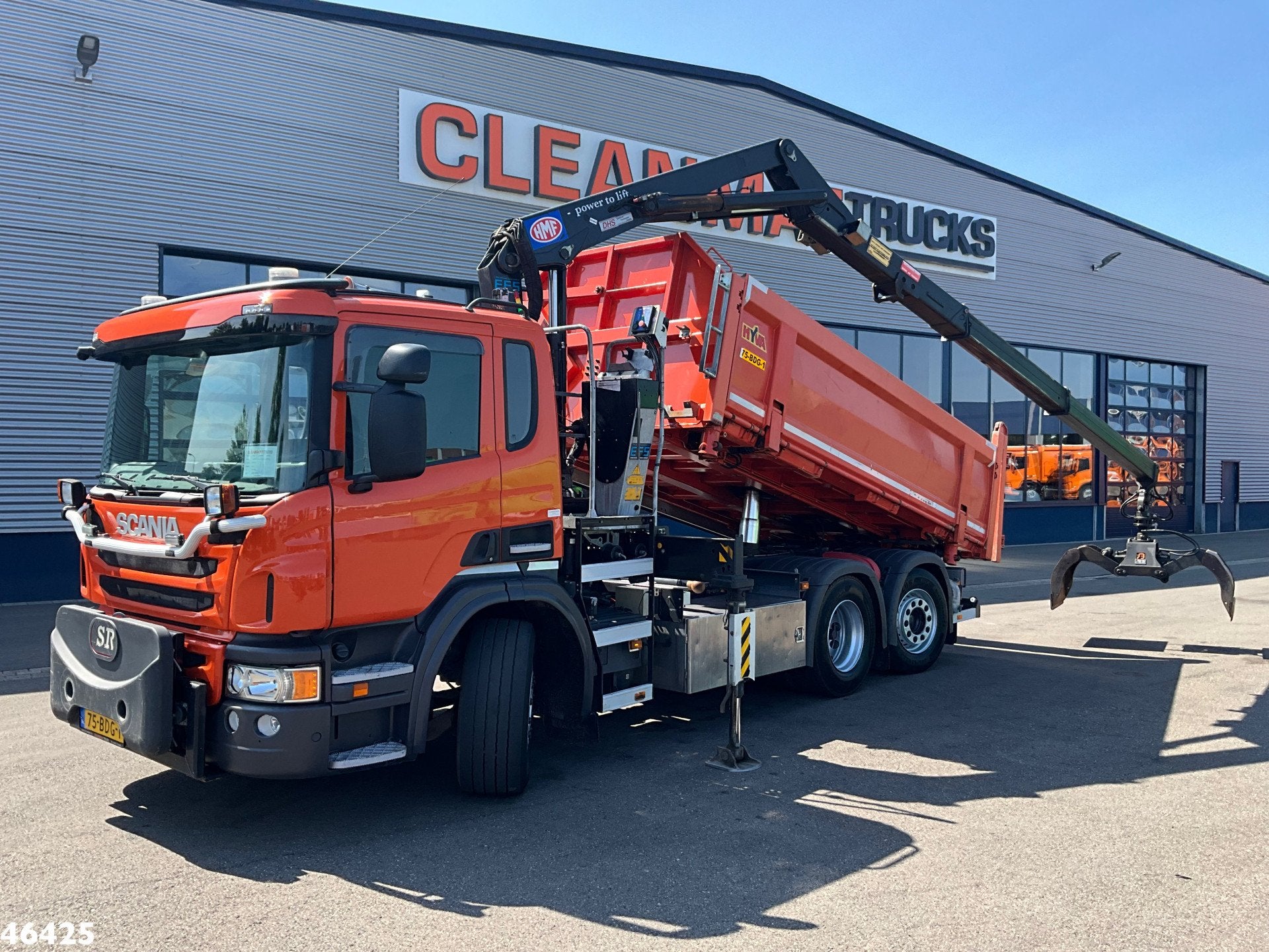 Scania P 320 HMF 14 Tonmeter Z-kraan Just 227.472 km!, Automaat, Euro 5, Scania, 320 pk