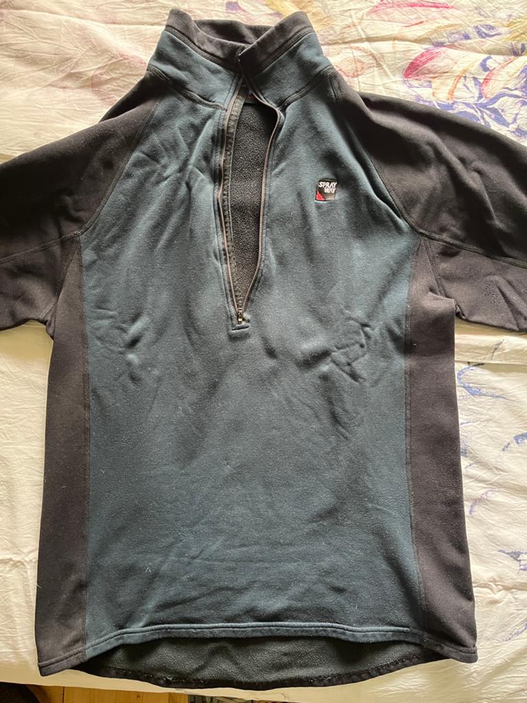 Sprayway fleece trui. Maat M/L, Ophalen of Verzenden, Gedragen, Maat 52/54 (L), Blauw