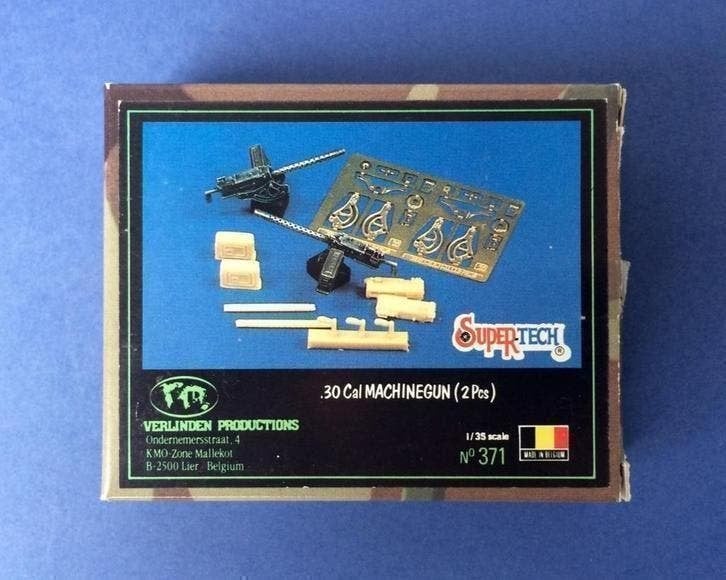 verlinden 371 US .30 cal MG 2 pcs 1/35 Vintage, Hobby en Vrije tijd, Modelbouw | Figuren en Diorama's, Verzenden, Nieuw, Groter dan 1:35