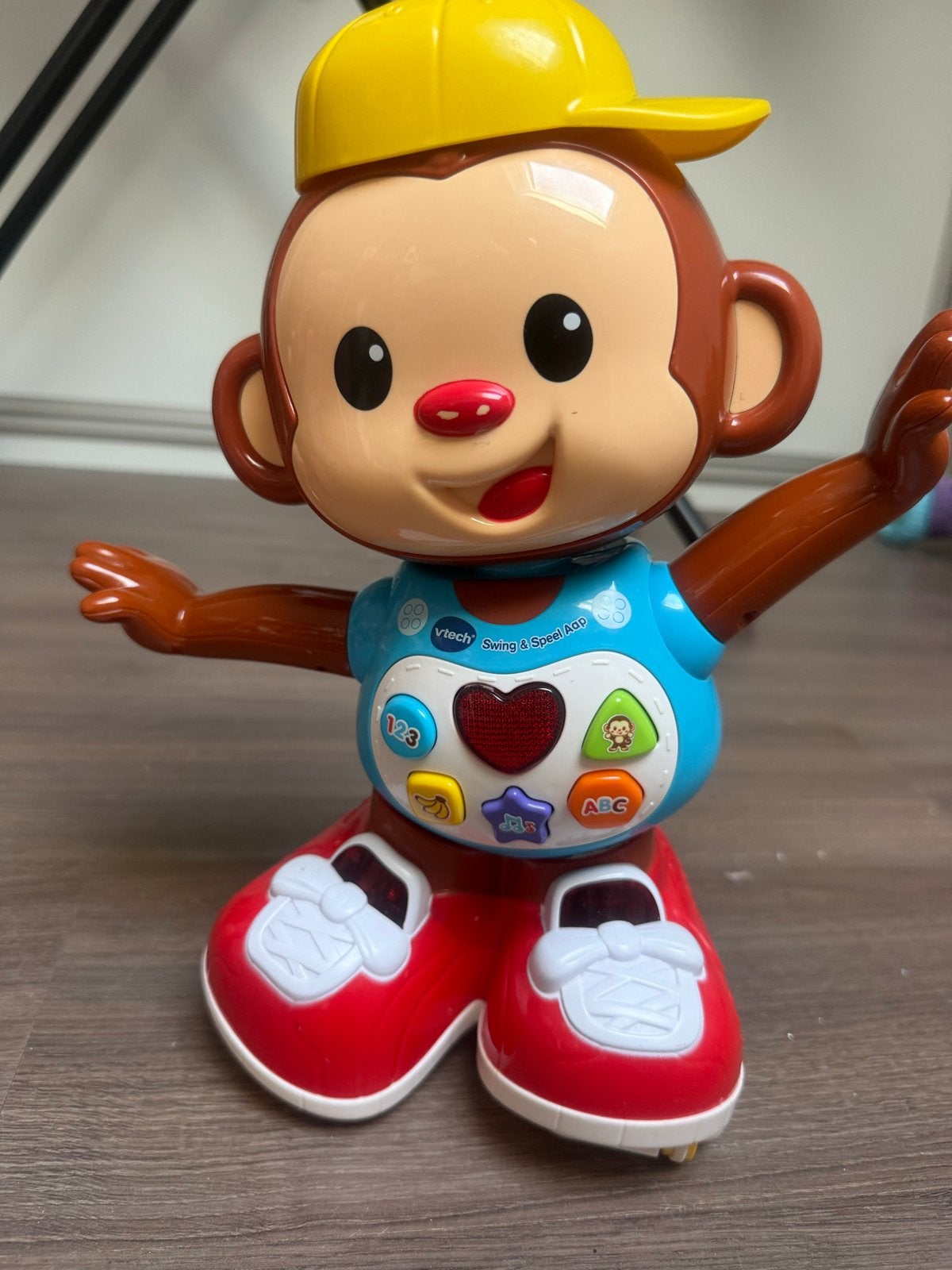 VTech Swing & Speel Aap - Rijdend Muziek Speelgoed, Kinderen en Baby's, Speelgoed | Babyspeelgoed, Ophalen, Gebruikt, Overige typen
