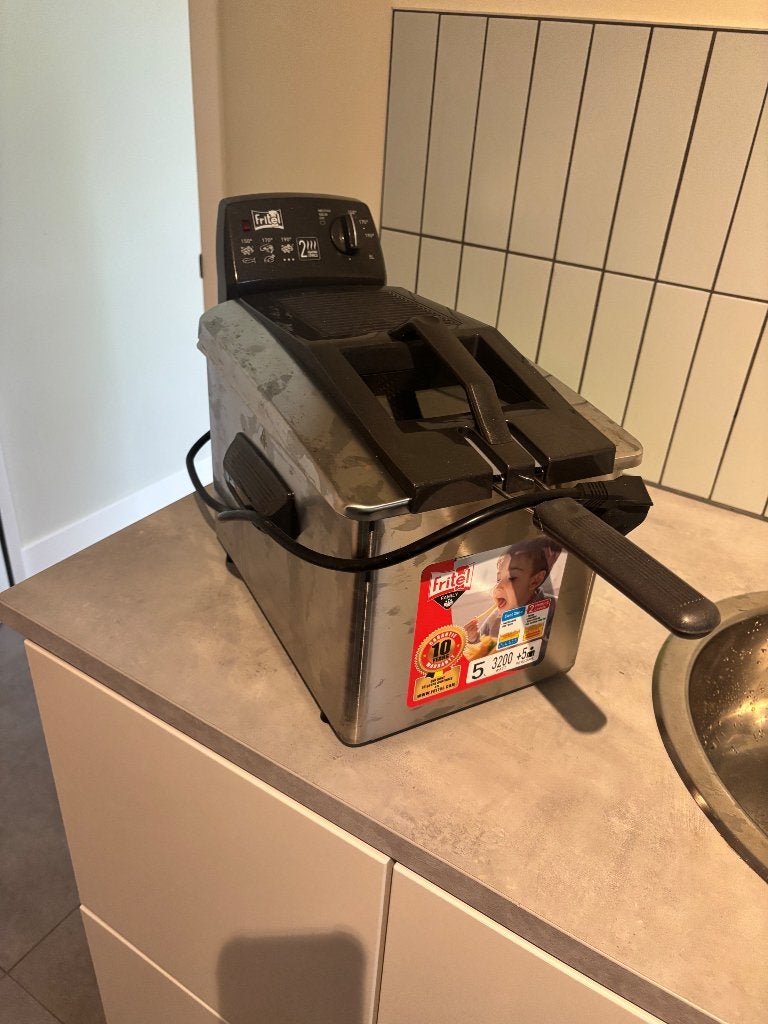 Frituurpan, 4 liter of meer, Ophalen, Gebruikt