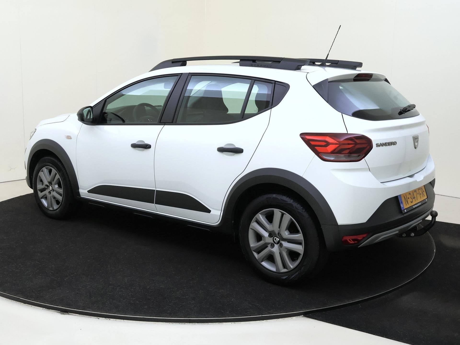 Dacia Sandero Stepway 1.0 TCe 90 Essential Trekhaak | Airco, Auto's, Voorwielaandrijving, Stof, Wit, Origineel Nederlands
