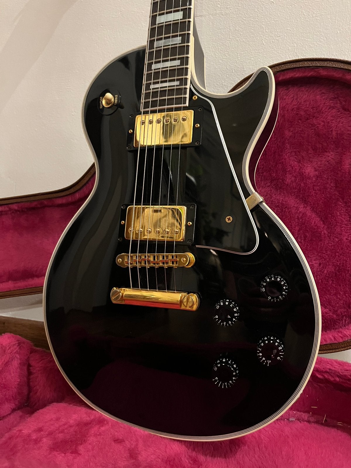 Gibson Les Paul “Black Beauty” Custom 1994, Muziek en Instrumenten, Ophalen, Zo goed als nieuw, Solid body, Gibson