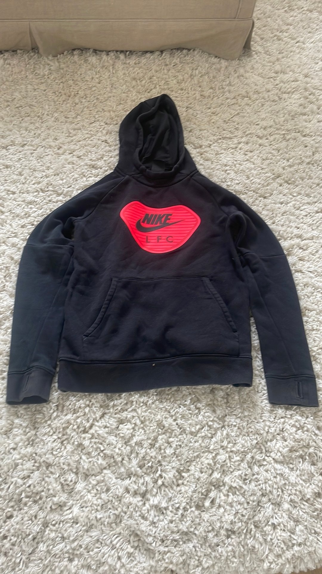 Nike trui met L.F.C (liverpool), Ophalen, Zo goed als nieuw, Rood