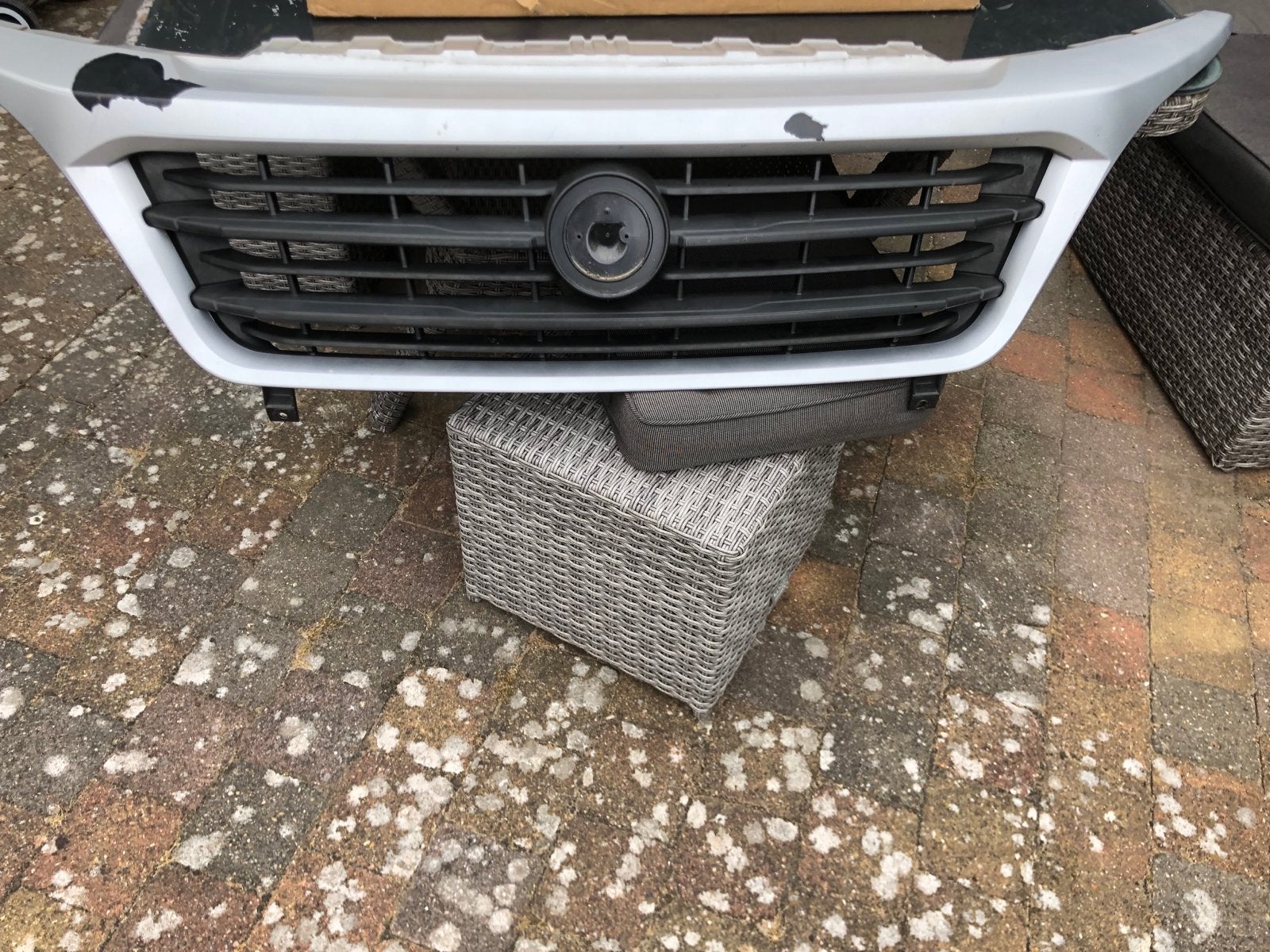 Grille Fiat Ducato 2018 - Voorbumper Grille, Ophalen, Gebruikt, Voor, Bumper