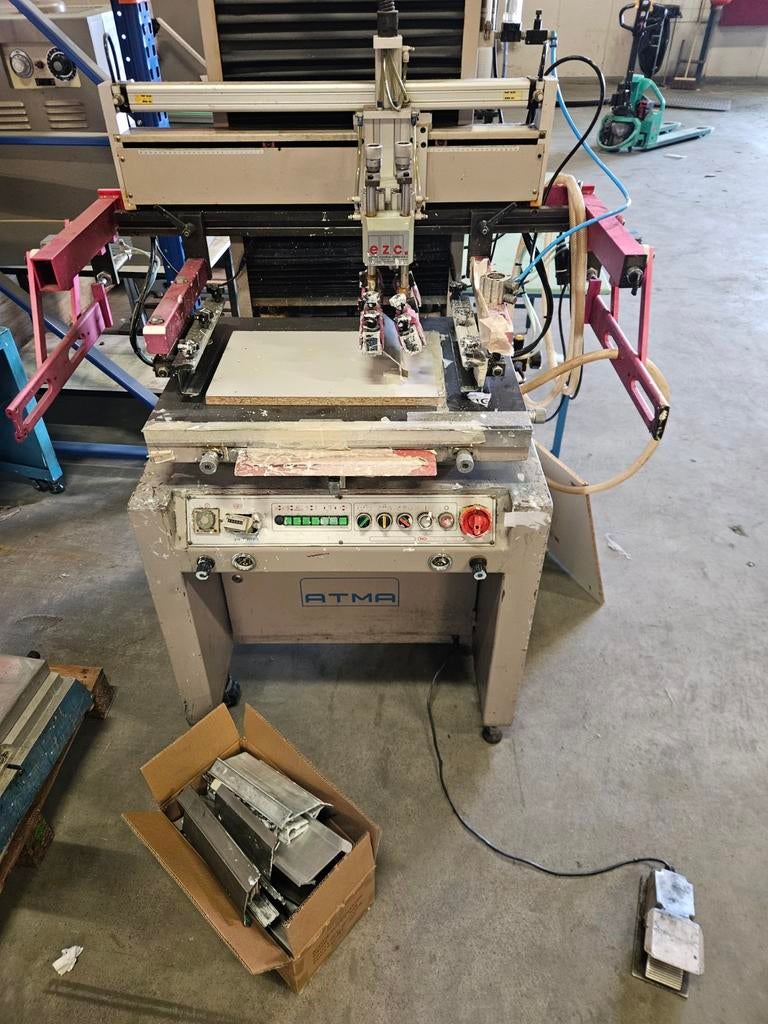 Atma zeefdruk machine 600 he, Ophalen
