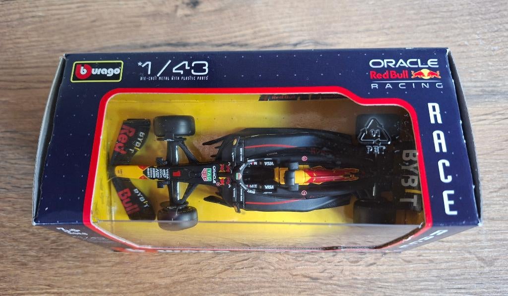 Burago 1:43 Red Bull Racing Max Verstappen auto, Ophalen of Verzenden, Nieuw, Formule 1
