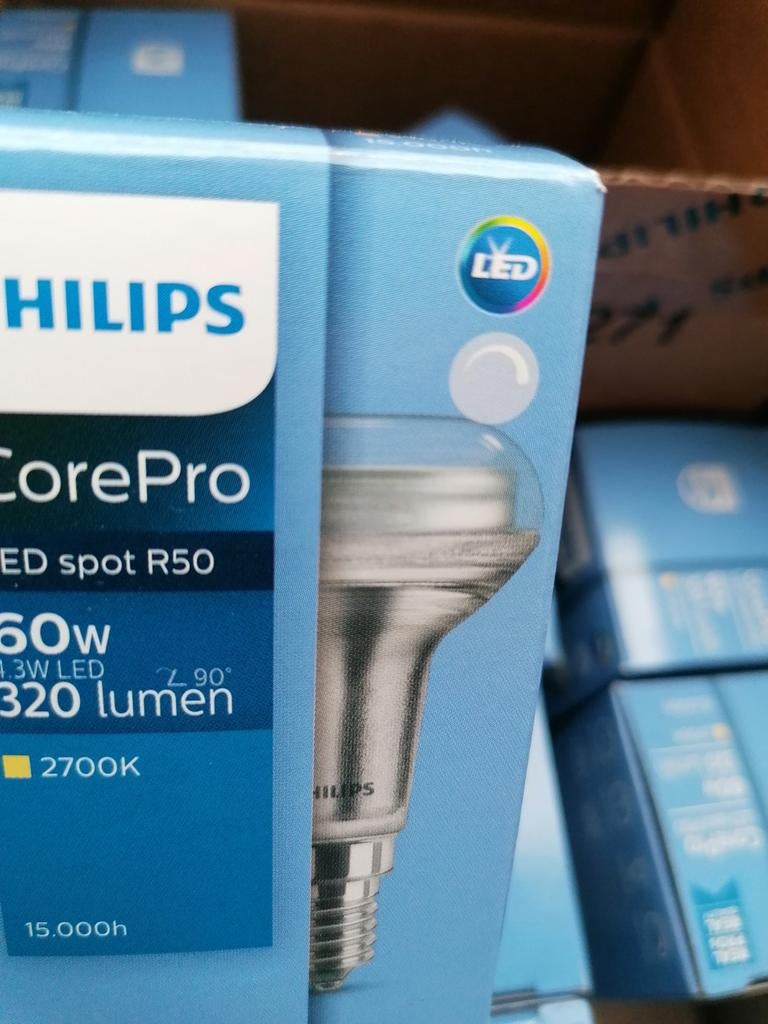 Philips CorePro LED Spot R50 4.3W (vervangt 60W), Overige materialen, Led, Modern, Functioneel, Nieuw