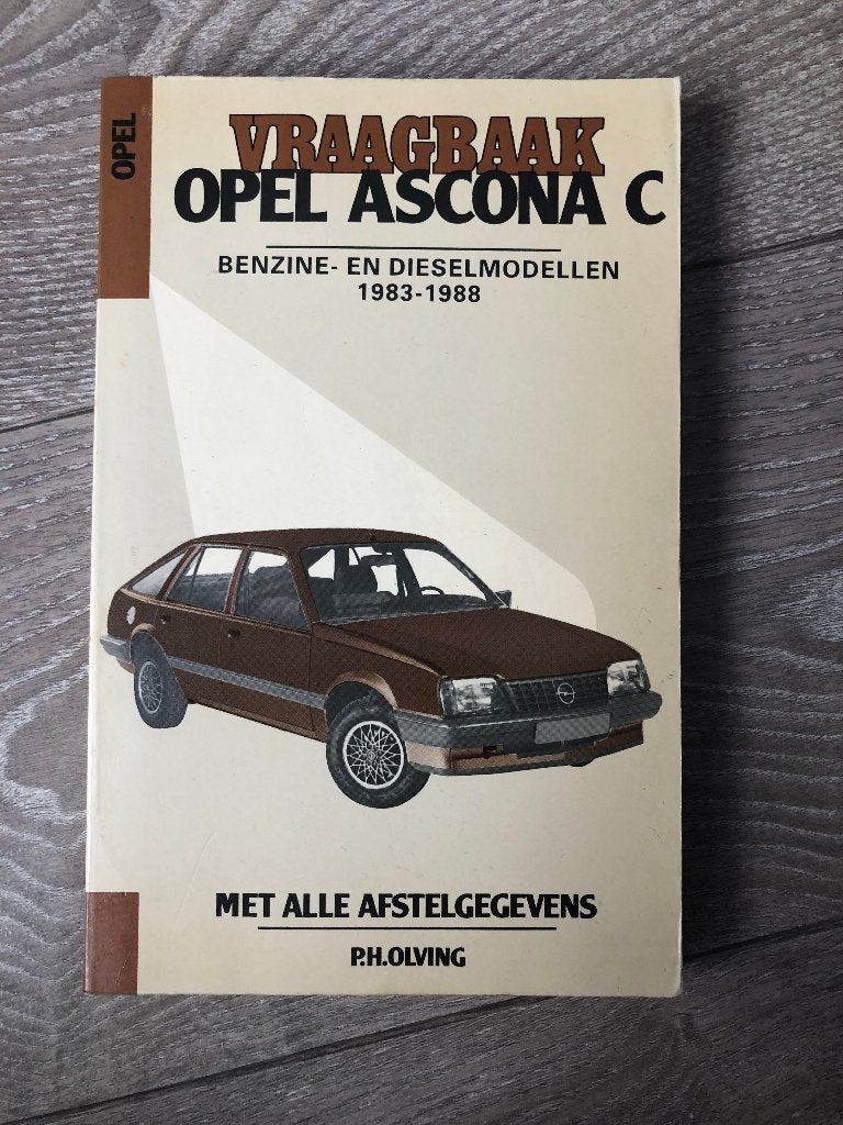 Vraagbaak Opel Ascona C Benzine- en Dieselmodellen 1983-1988, Auto diversen, Handleidingen en Instructieboekjes, Ophalen of Verzenden